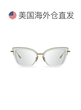 自营ditaAmorly Cat-Eye Optical Eyewear with Gold Accents - w