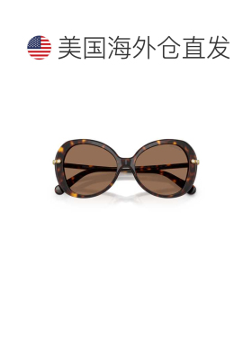 自营swarovski0Sk6059 Oversized Tortoiseshell Sunglasses with