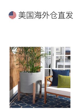 自营 safaviehLoflen 花盆 - 自然色/浅灰色 美国奥莱直发