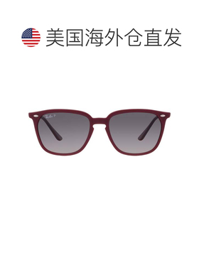 自营ray-ban雷朋灰色渐变偏光方形男女太阳镜0RB4362 6383T3 55 -