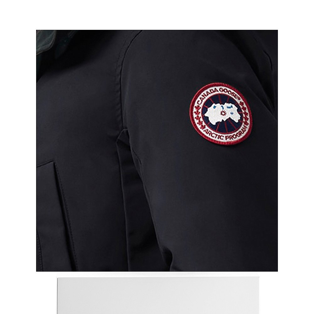 【99新未使用】香港直邮CANADA GOOSE 女士海军蓝色羽绒服 6555L- - 图3