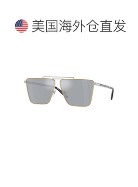 自营versace,镜架和镜头-银色 美国奥莱直发