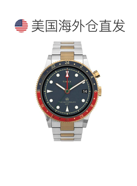 自营Timex Men's Waterbury Blue Dial Watch - blue 美国奥莱直