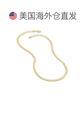 美国直邮Macy's 通用纯银项链银色珠宝吊坠镀金