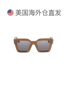 自营 off-white米白色杰克逊广场太阳镜-泥灰色 美国奥莱直发配饰