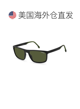 自营CARRERA 8047/S 07ZJ UC黑色/绿色偏光-黑色/绿色 美国奥莱直