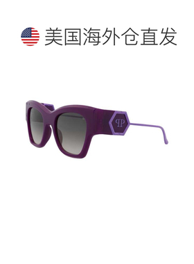 自营Philipp Plein女士53毫米太阳镜SPP120M-53-0875-紫色 美国奥