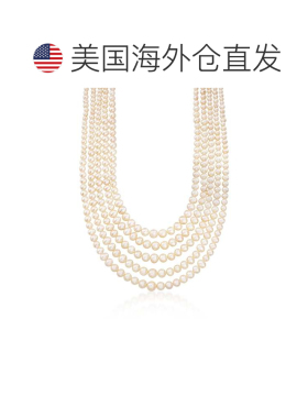 自营Ross-Simons 4-8.5mm Cultured Pearl 5-Strand Layered Neck