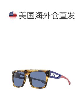 自营 Dsquared2男式Hype方形太阳镜D2 0127/s EX4KU棕色角56mm-EX