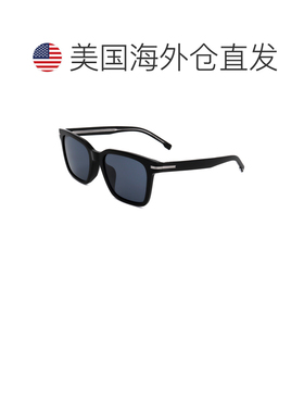 自营Hugo Boss Men's 54 mm Black Sunglasses - black 美国奥莱