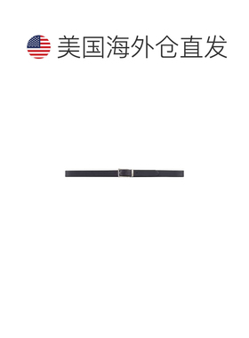 自营emporio armani蓝色/黑色双面牛皮腰带-勃艮第 美国 美国奥