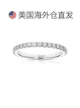 自营vir jewels3/4 cttw Lab Grown Diamond Eternity Ring Weddi