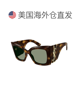 自营saint laurentSLM119 BLAZE 002深色哈瓦那/绿色-哈瓦那 美国