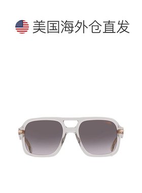 自营Carrera Grey Shaded Gold Mirror Navigator Men's Sunglass