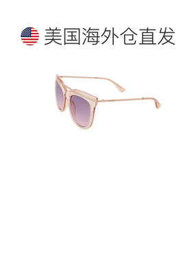 自营Guess Women's 53 mm Pink Sunglasses - shiny pink 美国奥