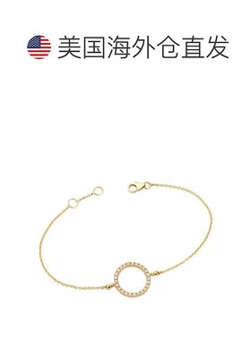 自营 ariana rabbani钻石圆形手链 黄金 - 黄色 美国奥莱直发