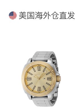 自营Invicta Men's Speedway 46mm Silver Tone Quartz Watch - s