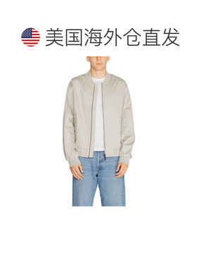 自营Calvin Klein Organic Cotton Men's Bomber - gray 美国奥莱
