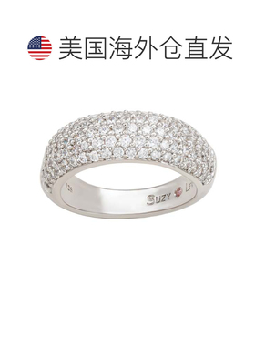 自营Suzy Levian White Sterling Silver White Cubic Zirconia T