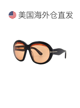 自营tom fordFT1193 01E闪亮黑色/棕色-闪亮黑色 美国奥莱直发