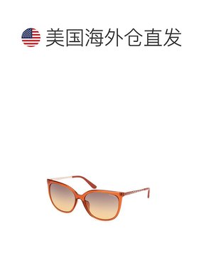 自营Guess Resin Women's Sunglasses - orange 美国奥莱直发
