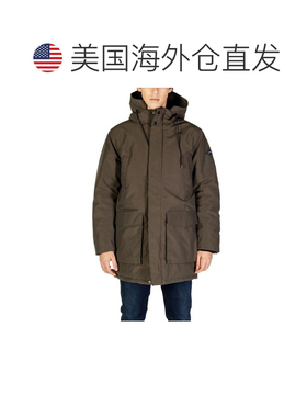自营Replay Polyamide Men's Parka - green 美国奥莱直发