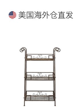 自营 safaviehNoreen 3 层搁板 - 质朴的棕色 美国奥莱直发