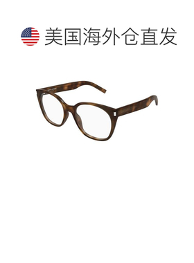 自营saint laurent银色Sl 897龟形大号方形太阳镜-白色 美国奥莱