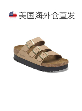 自营Men's Birkenstock Florida 1029760 Sandals Beige Nubuck L
