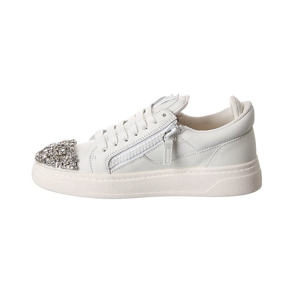 自营Giuseppe Zanotti GZ/94 Leather Sneaker - white 美国奥莱 - 图2