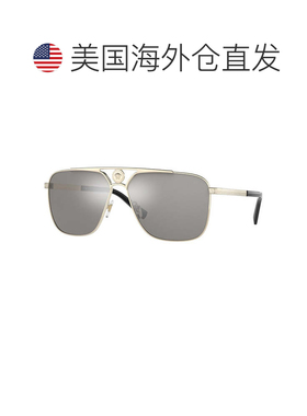 自营versaceVE2238 12526G淡金色/浅灰色镜面银-淡金色 美国奥莱