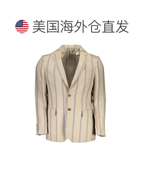 自营Gant Linen Men's Men's Jacket - beige 美国奥莱直发