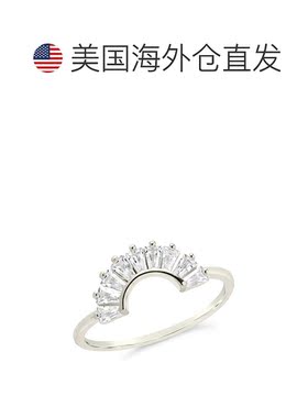 1h可退 【美国直邮】sterling forever 通用 戒指锆石