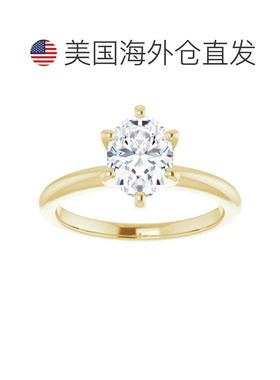 自营pompeii31 克拉椭圆形单石钻石订婚戒指 实验室培育 14k 白金
