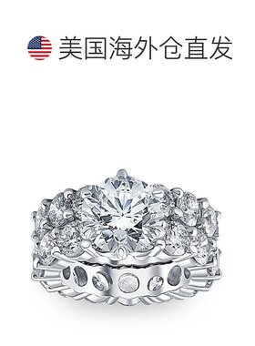 自营 pompeii39 克拉钻石永恒订婚戒指套装白金、黄金或玫瑰金实