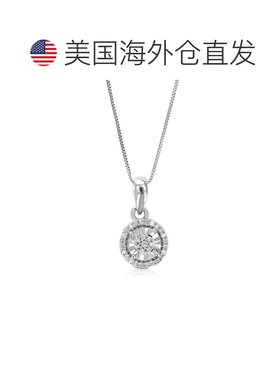 自营vir jewels1/12 cttw Lab Grown Diamond Composite Pendant