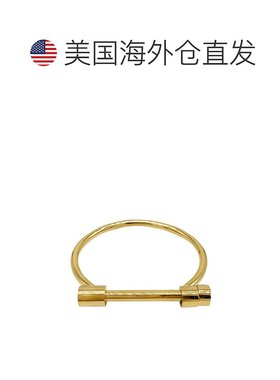 自营 adornia螺丝袖口金色 - 黄色时尚手镯 美国奥莱直发手链配饰