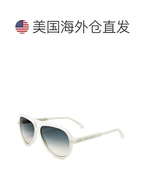 自营 Isabel Marant女式59毫米蓝色太阳镜-象牙色 美国奥莱直发