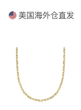自营 Ross-Simons 意大利 14 克拉黄金回形针链式项链 - 16 英寸