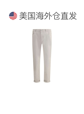 自营Brunello Cucinelli Cotton Straight-Leg Men's Jeans - bei