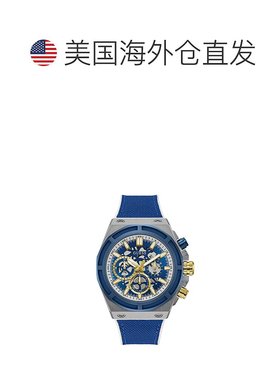自营Guess Synthetic Sport Men's Watch - blue 美国奥莱直发