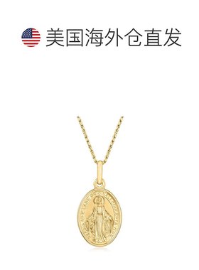 自营 Ross-Simons 意大利 14kt 黄金奇迹勋章吊坠 - 黄色 美国奥