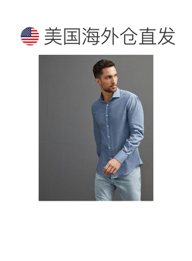 自营Brunello Cucinelli Cotton Men's Shirt - blue 美国奥莱直