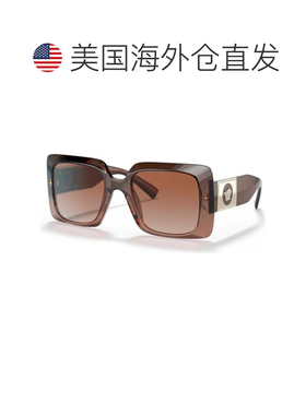 自营versace范思哲女款54mm太阳镜VE4405-533213-54透明棕色渐变