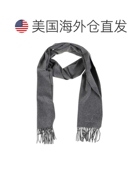 自营max maraWsdalia流苏羊绒围巾-灰色 美国奥莱直发