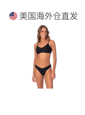自营Women's Maaji Praia Bikini Top Black Stretch Reversible