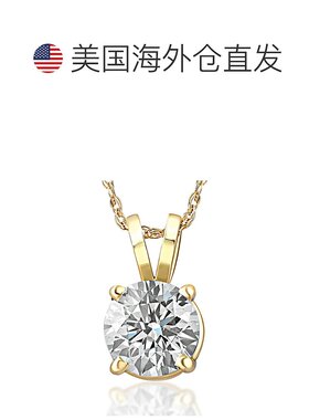 自营 pompeii33/4ct 钻石单粒吊坠 14K 黄金 - 14k 黄金 美国奥莱
