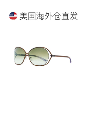 自营tom fordFT0157 CARLA 48F闪亮棕色/棕色渐变-闪亮棕色 美国