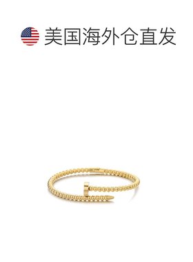 自营adorniaTarnish Resistant 18k Gold Plated Beaded Nail Cuf