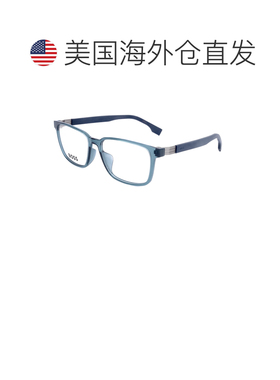 自营Hugo Boss Men's 55 mm Blue Opticals - blue 美国奥莱直发